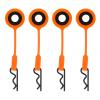 HERCHR RC Cars Parts Body Clips Pins for 1/10 Model Car Universal RC Body Clips Car Clips RC Car Parts Truck Buggy Shell Replacement(Orange) view 1