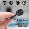 FPV Antenna Lollipop, 5.8Ghz RHCP 3dBi SMA Male and Female Mini Omnidirectional Antenna for RC Racing Drone FPV Quadcopeter Multicopter TX RX(Inner Needle-Black) view 2