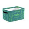 ZAACUSTOM Personalized Toy Box Storage Bins for Boys Girls with Name, Kids Custom Storage Basket Cubes Organizer with Handles, Shelf Closet Storage Baskets Bin Customized Gift, 1 Pack view 1
