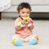 Infantino Baby's 1st Rattle Bundle Gift Set, Wrist Rattles, Foot Rattles, Spin & Teethe Gummy Rattle, Multicolor Fruit-Themed, 3-Piece Value Set for Babies 0M+ view 2