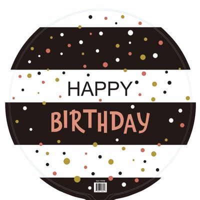 18" Happy Birthday Mylar Balloons - Pack of 10