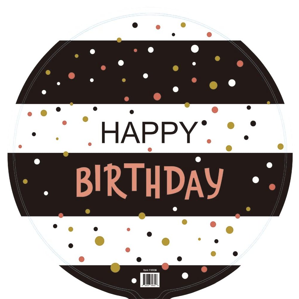 18" Happy Birthday Mylar Balloons - Pack of 10