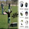 Baggo Cornhole Set 2x3 Portable Bean Bag Toss Game for Backyard Fun (Natural Whimsical Moose) view 3