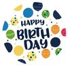 18" Happy Birthday Mylar Balloons - Pack of 10 view 1
