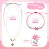 Sherr 72 Pcs Childrens Jewelry Bulk Valentine Exchange Gifts Little Girls Jewelry for Dress up Toddler 4-6 6-8, Adjustable Unicorn Valentines Necklaces for Classroom Gifts Prize Birthday Party Favor view 2