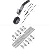 HobbyPark RC Plane 1.3mm Adjustable Pushrod Connector Linkage Stopper & 1.2mm x L180mm Steel Z Style Pushrods, Landing Gear view 1