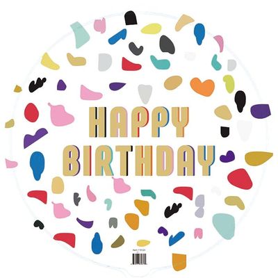 18" Happy Birthday Mylar Balloons - Pack of 10