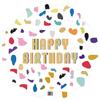 18" Happy Birthday Mylar Balloons - Pack of 10 view 1