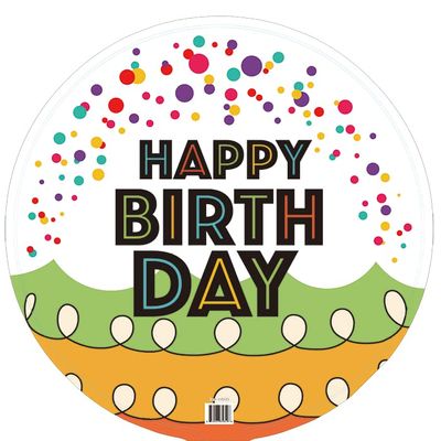 18" Happy Birthday Mylar Balloons - Pack of 10