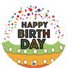 18" Happy Birthday Mylar Balloons - Pack of 10 view 1
