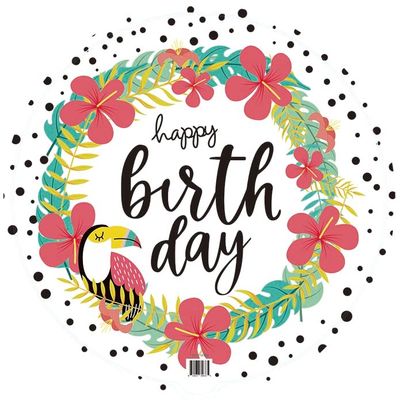 18" Happy Birthday Mylar Balloons - Pack of 10