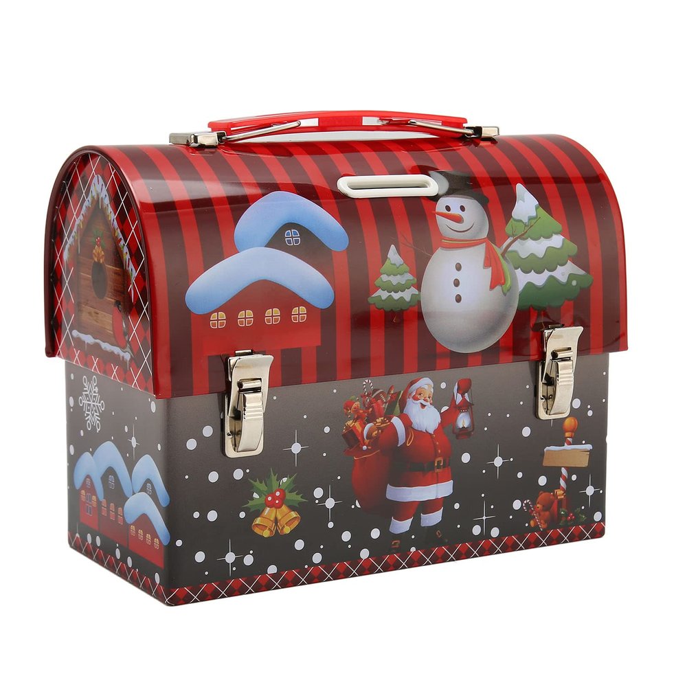 Christmas Money Box Christmas Piggy Bank Toy for Kids, Christmas Piggy Bank Santa Claus Stealing Can with Iron Buckle Handle for Kids, Surprise Frank Toy Boys Girls
