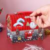 Christmas Money Box Christmas Piggy Bank Toy for Kids, Christmas Piggy Bank Santa Claus Stealing Can with Iron Buckle Handle for Kids, Surprise Frank Toy Boys Girls view 3