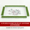 TWBTC 34MM Chinese Green Medium Mahjong Sets 144+2 Melamine Tiles 1.3" Tile with Portable Carrying Box Complete Mahjong Game Set - () view 2