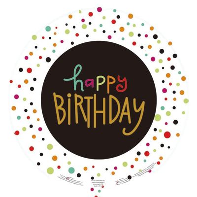 18" Happy Birthday Mylar Balloons - Pack of 10