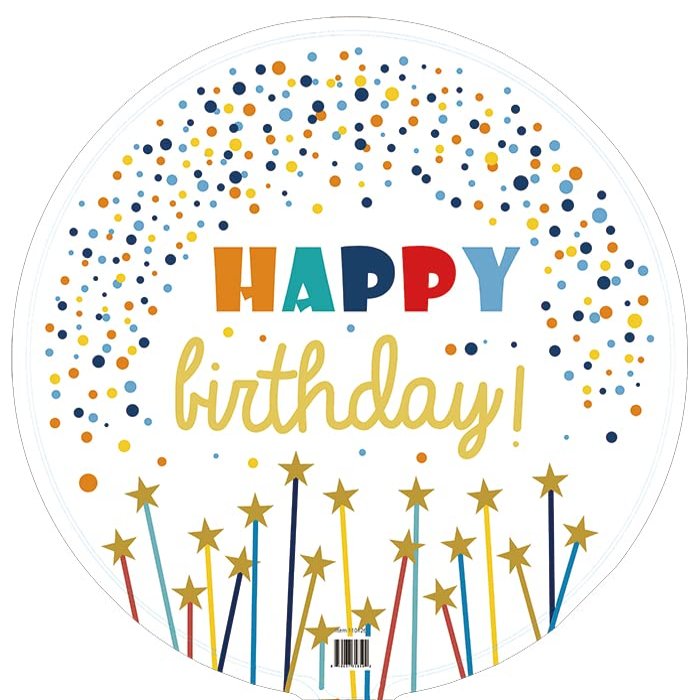 18" Happy Birthday Mylar Balloons - Pack of 10