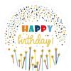 18" Happy Birthday Mylar Balloons - Pack of 10 view 1