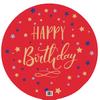 18" Happy Birthday Mylar Balloons - Pack of 10 view 1