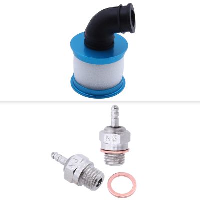 HobbyPark RC Glow Plug Replace OS #8 & RC Air Filter