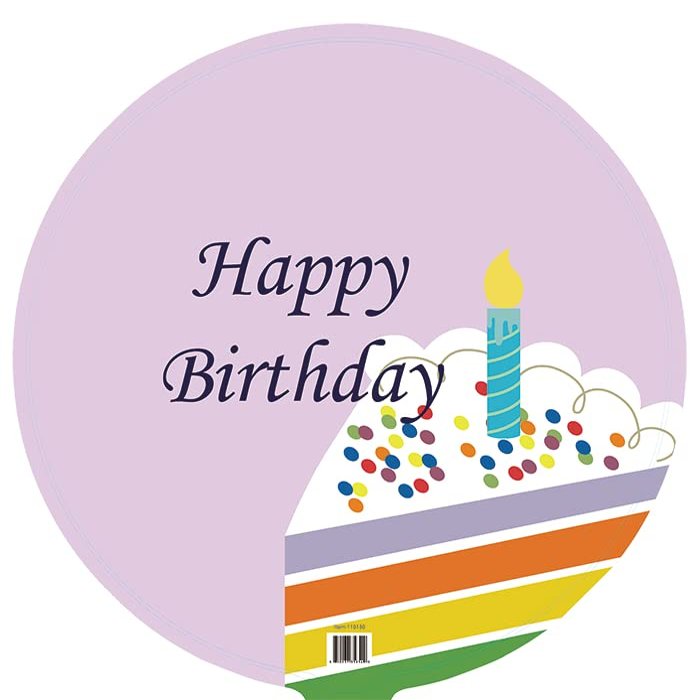 18" Happy Birthday Mylar Balloons - Pack of 10