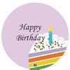 18" Happy Birthday Mylar Balloons - Pack of 10 view 1
