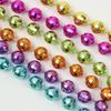 GiftExpress 12 pack Mardi Gras Beads Necklace, Metallic Assorted Neon Color Disco Ball Beaded Necklace, Mardi Gras Throws, Party Beads Costume Necklaces view 2