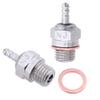 HobbyPark RC Glow Plug Replace OS #8 & Aluminum Fuel Tank w/Tube view 2