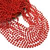 GiftExpress 72 pack Mardi Gras Beads Necklace, Metallic Red Beaded Necklace, Mardi Gras Throws, Party Beads Costume Necklaces view 4