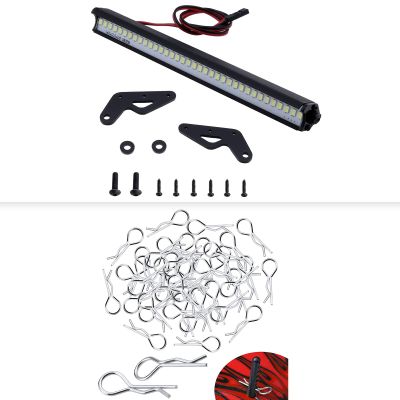 HobbyPark RC Body Clips 1.2 mm Rod & LED Light Bar Kit