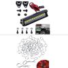 HobbyPark RC Body Clips 1.2 mm Rod & RC Crawler LED Light Bar view 1