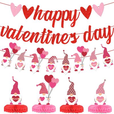 Happy Valentines Day Decorations Happy Valentines Day Banner Decorations for Party