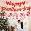 Happy Valentines Day Decorations Happy Valentines Day Banner Decorations for Party view 2