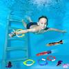 Woplagyreat 40 Pack Summer Pool Diving Toys for Kids Ages 3-12, Fun Swimming Games Sinking Toy Set, Underwater Gifts with Storage Bag Include Gems Shark Rings Sea Animals for Boys Girls view 4