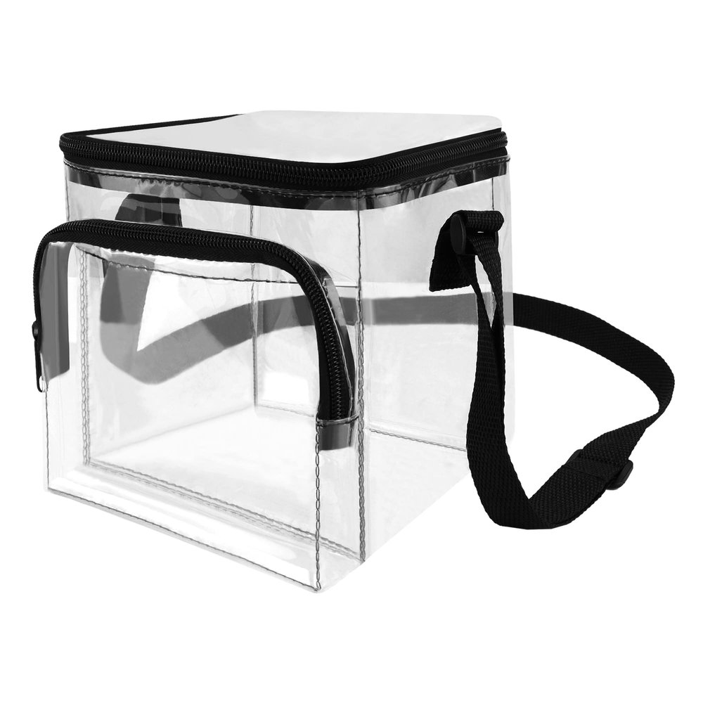 Annmore Transparent Carrying Bag for Toniebox and Characters, Zipped, Adjustable Shoulder Strap