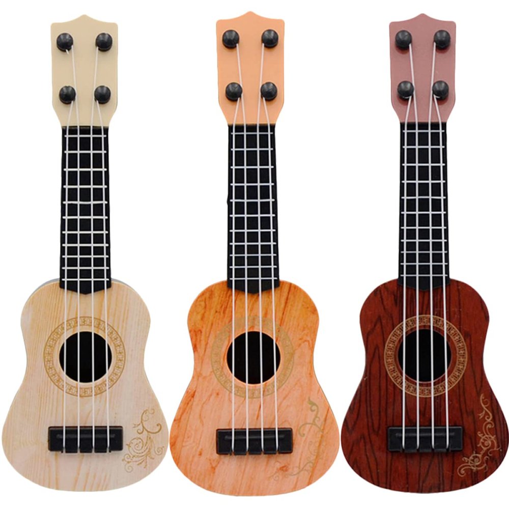 LABRIMP Mini Ukulele Guitar Toy Set for Boys and Girls Boys and Girls Music Toys Birthday Present