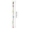 194cm Disc Swing Rope Plastic Tree Climbing Rope Disc Swing Multicolor Platforms for Children Balconies Courtyards Outdoor view 2