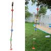 194cm Disc Swing Rope Plastic Tree Climbing Rope Disc Swing Multicolor Platforms for Children Balconies Courtyards Outdoor view 3