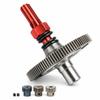 Gears, 91T Slipper Gear Set, Aluminum Alloy Hardened Steel Differential Slipper Gear Upgrade Parts for Arrma Senton 1/10 Granite RC Cars (Red) view 1