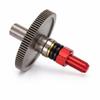 Gears, 91T Slipper Gear Set, Aluminum Alloy Hardened Steel Differential Slipper Gear Upgrade Parts for Arrma Senton 1/10 Granite RC Cars (Red) view 2