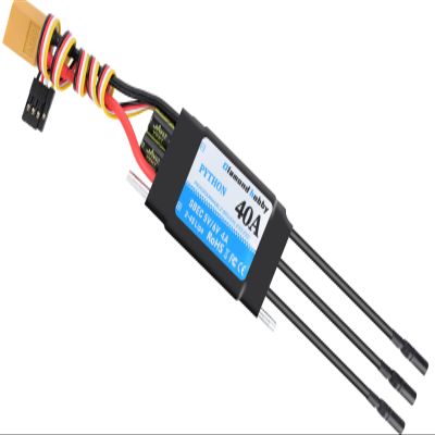 DH 40A 2-4S Waterproof Brushless ESC Electronic Speed Controller with 5V/6V 4A BEC and XT60 3.5mm Banana Head Connector for Model Ship RC Boat