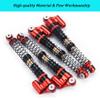 MOHERO Adjustable RC Shocks Absorber Damper Aluminum 53mm for 1/24 Axial SCX24 RC Crawler Car Modified Parts (Red) view 3