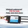 DH 20A 2-4S Waterproof Brushless ESC Electronic Speed Controller with 5.5V/4A BEC and XT60 3.5mm Banana Head Connector for Model Ship RC Boat (20A) view 4