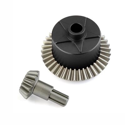 Front Rear Differential Gear Case Set for ARRMA1/8,Metal Gear Differential Case for ARRMA 1/81/10 Granite Shengtang Katun Avenger RC Car Gear(Black)