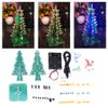 3D LED Flashing Circuit Kit, 7 Circuit LED 3D Xmas LED DIY Module PCB Board 3D Xmas Tree LED DIY Kits for Soldering Practice Learning (Three-Color DIY Set) view 3