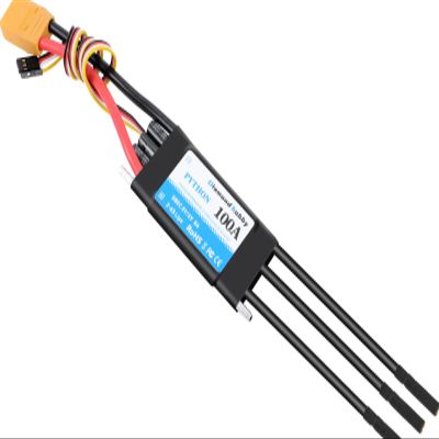 DH 100A 2-6S Waterproof Brushless ESC Electronic Speed Controller with 5V/6V 8A BEC and XT90 4.0mm Banana Head Connector for Model Ship RC Boat