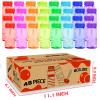 48 Pack Bubble Bottle with Wand Attached to the Cap (8 Colors), Bubbles Bulk Set for Kids Party Favors, Blower Bubbles Refill Toy for Toddler Summer Outside, Birthday Gift, Goody Bag Stuffers Supplies view 3