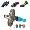 91T Slipper Gear Set, Aluminum Alloy Hardened Steel Differential Slipper Gear Upgrade Parts for Arrma Senton 1/10 for Granite RC Cars (Blue) Arrma Senton Clutch view 2