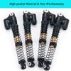 MOHERO Adjustable RC Shocks Absorber Damper Aluminum 53mm for 1/24 Axial SCX24 RC Crawler Car Modified Parts (Black) view 3