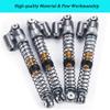 MOHERO Adjustable RC Shocks Absorber Damper Aluminum 53mm for 1/24 Axial SCX24 RC Crawler Car Modified Parts (Grey) view 3