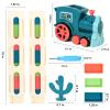 200 PCS Domino Train Toys Set, Automatic Dominos Building and Stacking Creative Game 4-8, Electric Dominoes Stem Montessori Toys for Kids Autistic Boys Girls 3 4 5 6 Year Old Valentines Birthday Gifts view 3